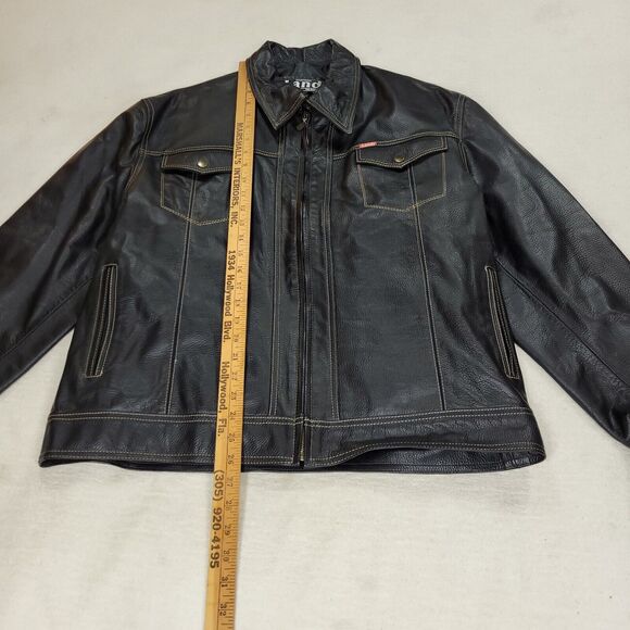 Vintage Wilsons Maxima Jacket Womens Sz Large Black Leather Motorcycle Gorpcore - Picture 7 of 16